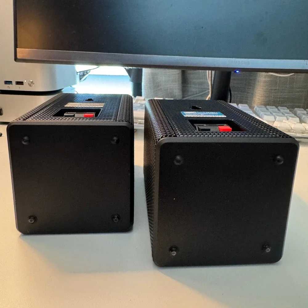 Samsung PS-KS1-1 Surround Sound Speaker System Pair Black 3 Ohm Satellite Set